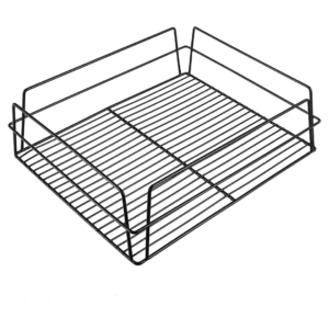 KH Glass Basket Rack Black 425 x 350 x 125mm