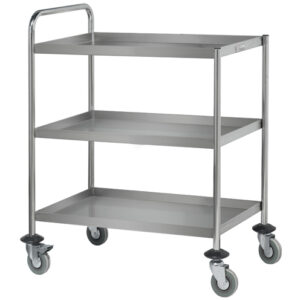 Stainless Steel 3 Tier Trolley