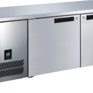 Glacian BFS61420 Slimline 660 Deep Freezer 2 Door – Stainless Steel