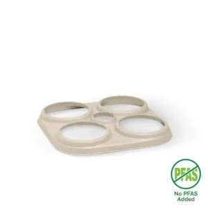 4-Pack Plant Fiber Beer Ring Holder