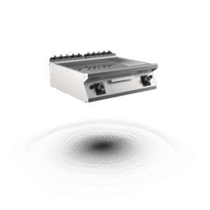 Marino M1 70 Series 800mm wide chrome Gas frytop Nat Gas