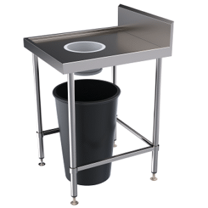 Work Bench with Scrape Hole